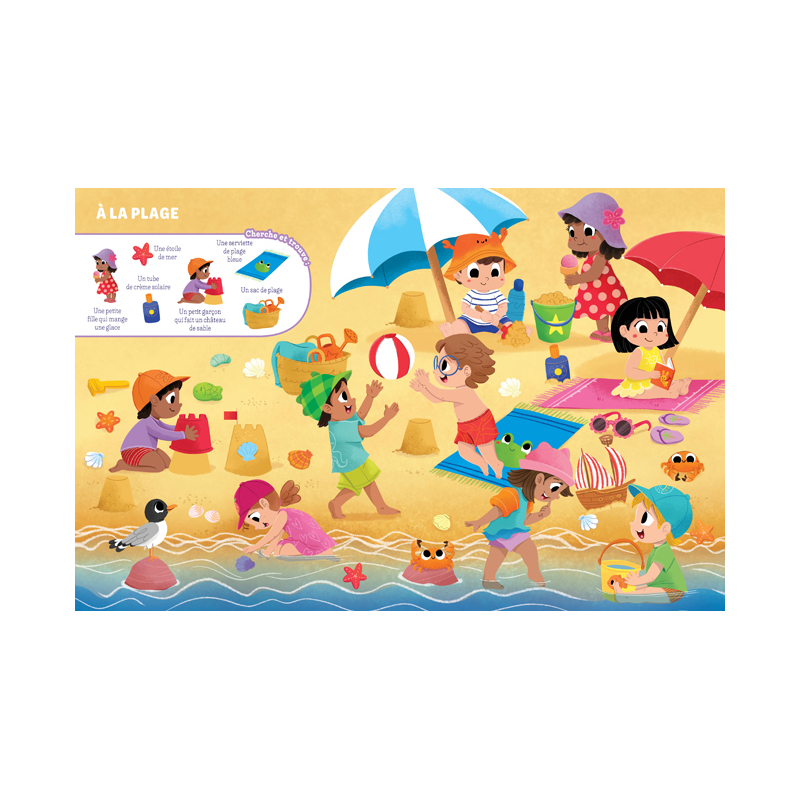 Mon tout premier cherche et trouve - À la mer Livre Jeunesse