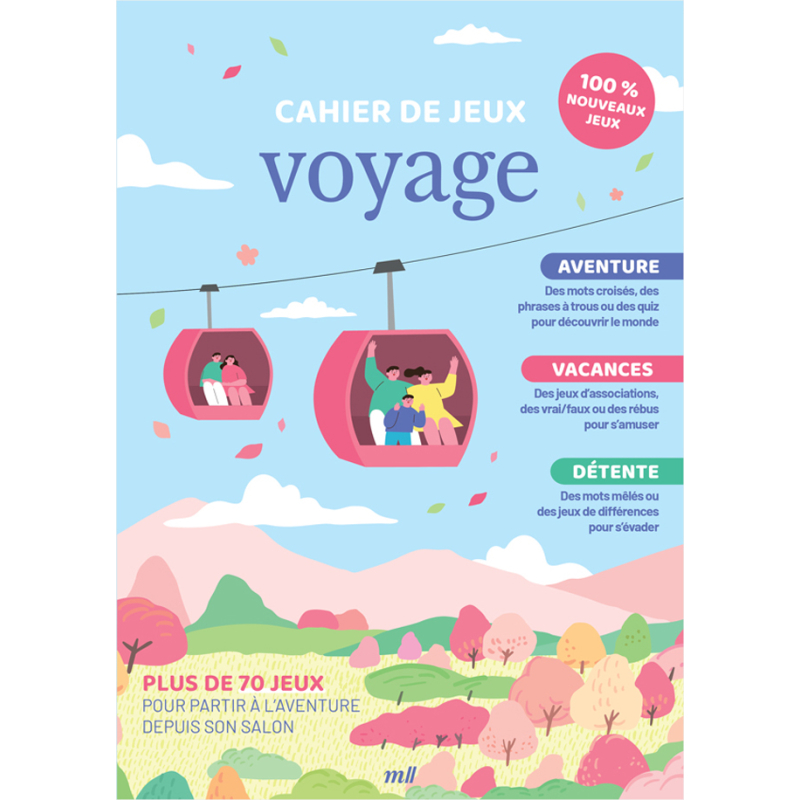 Cahier de jeux - Voyage Livre DIY