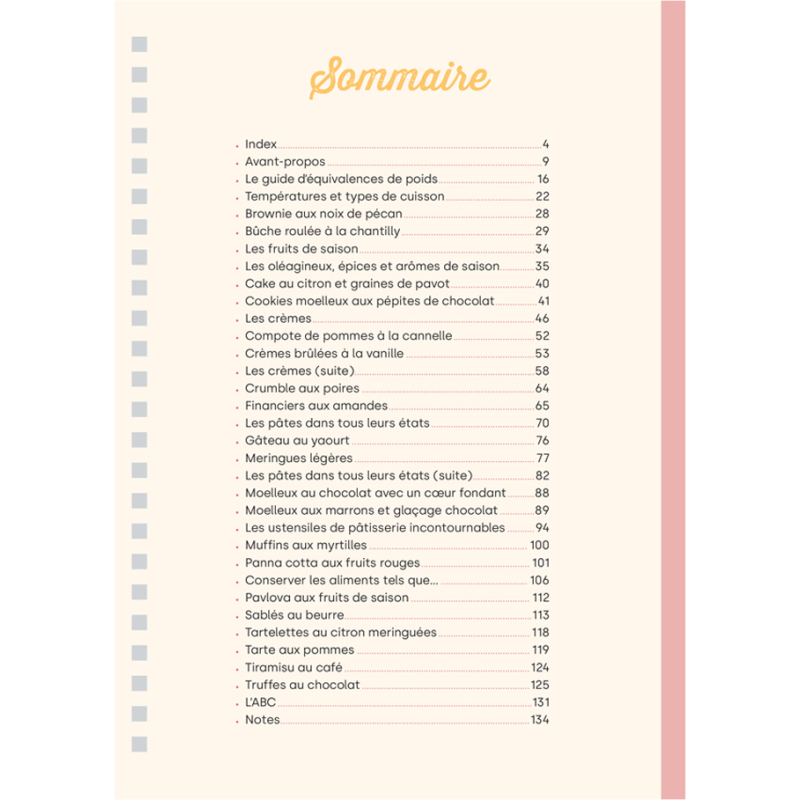 Mon carnet de recettes à remplir - Desserts Livre DIY