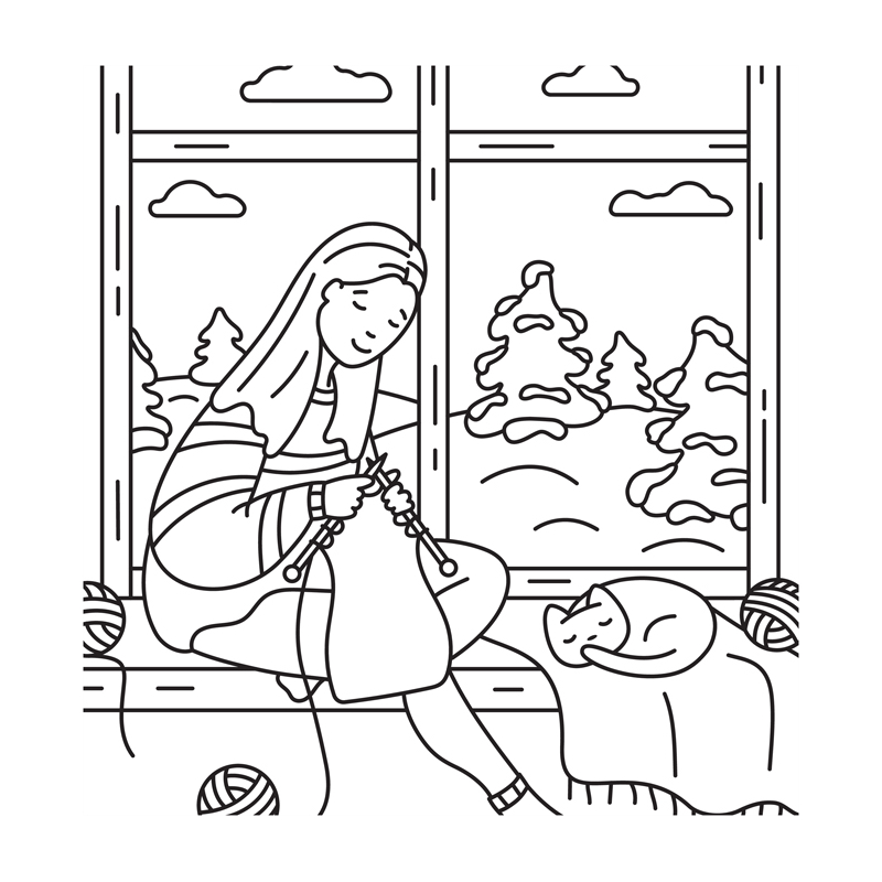 Cosy Girl - Coloriages pour me détendre Livre Beaux-arts