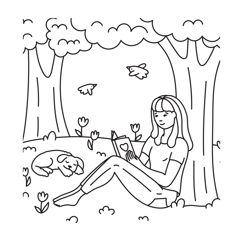 Cosy Girl - Coloriages pour me détendre Livre Beaux-arts