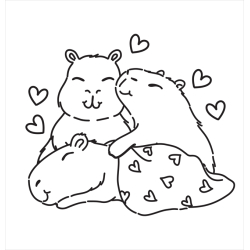 Cosy Capy - Coloriages pour me détendre Livre Beaux-arts