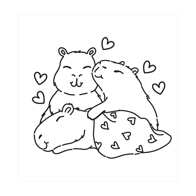 Cosy Capy - Coloriages pour me détendre Livre Beaux-arts