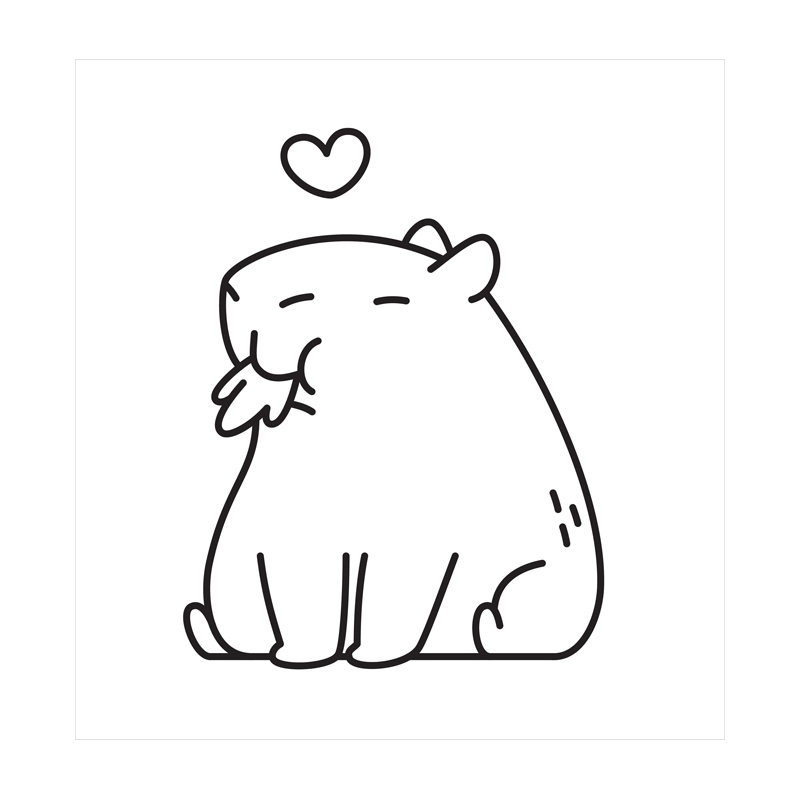 Cosy Capy - Coloriages pour me détendre Livre Beaux-arts