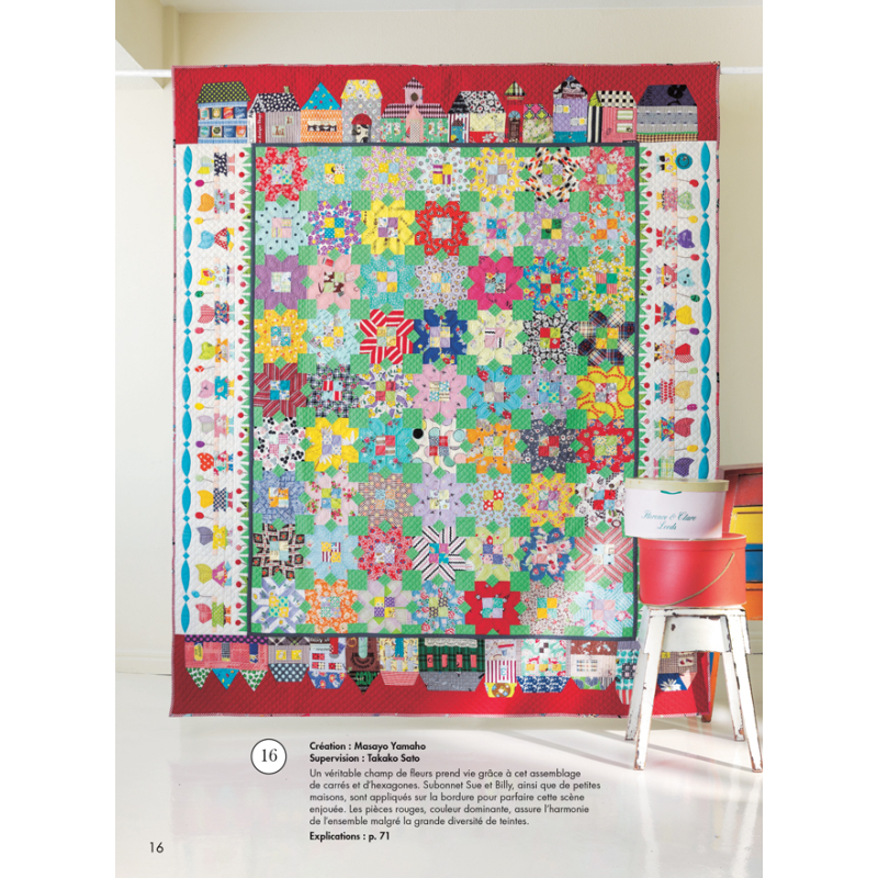 Quilt japan n°41- Explosion de fleurs Magazine Patchwork