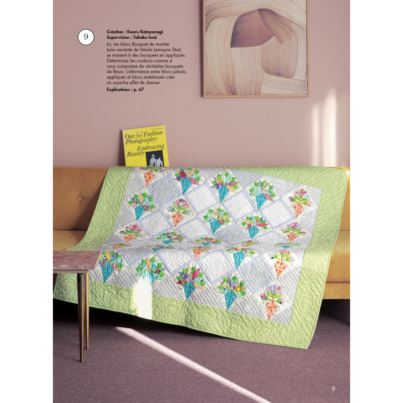 Quilt japan n°41- Explosion de fleurs Magazine Patchwork