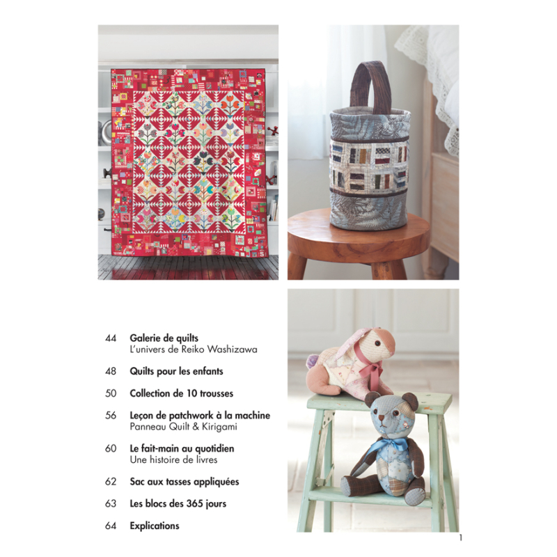 Quilt japan n°41- Explosion de fleurs Magazine Patchwork