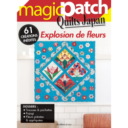 Quilt japan n°41- Explosion de fleurs Magazine Patchwork