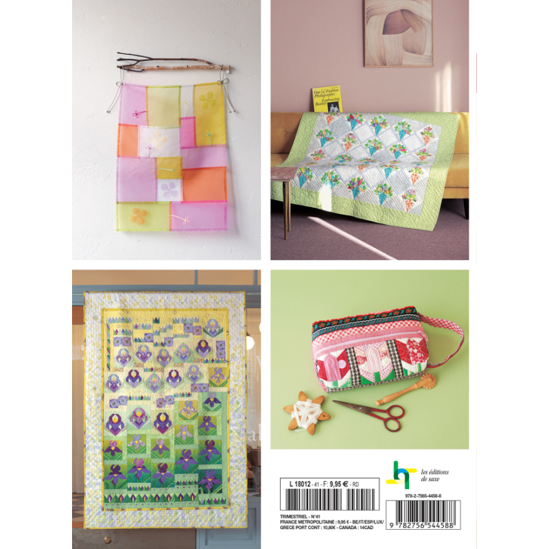 Quilt japan n°41- Explosion de fleurs Magazine Patchwork