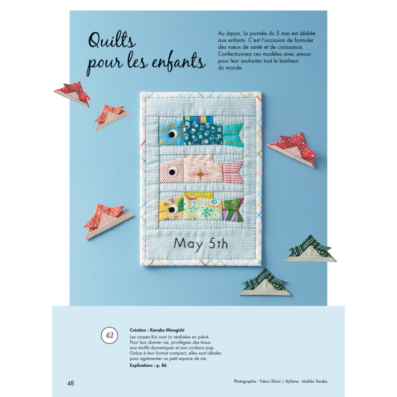Quilt japan n°41- Explosion de fleurs Magazine Patchwork
