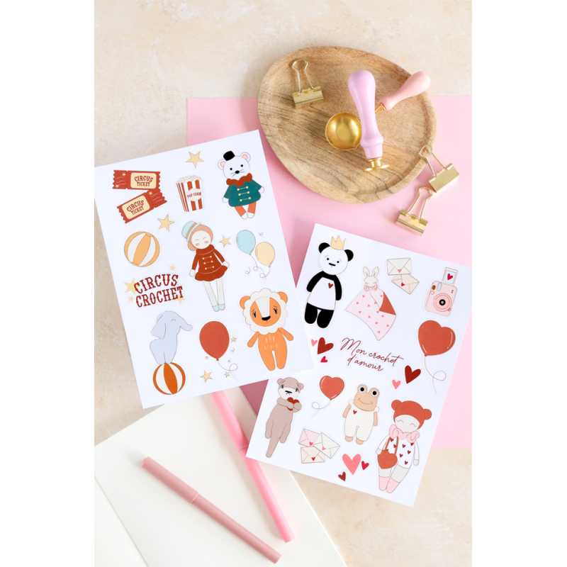 Stickers : AnnaB & Tous les mots doux Livre DIY