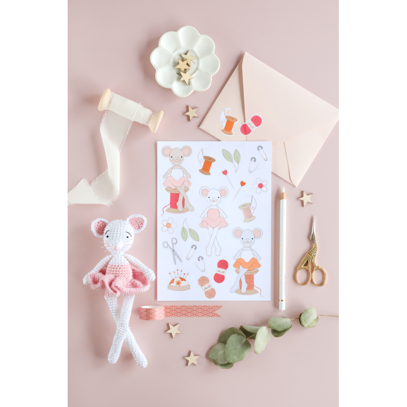 Stickers : AnnaB & Tous les mots doux Livre DIY