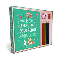 Mon beau coffret de coloriage - Animaux Kit Jeunesse
