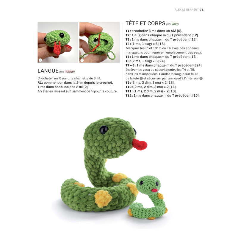 Mini-amigurumis au crochet Livre Crochet