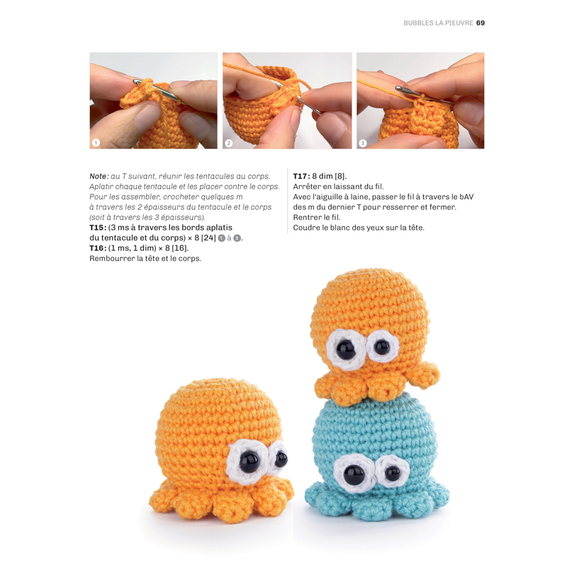 Mini-amigurumis au crochet Livre Crochet