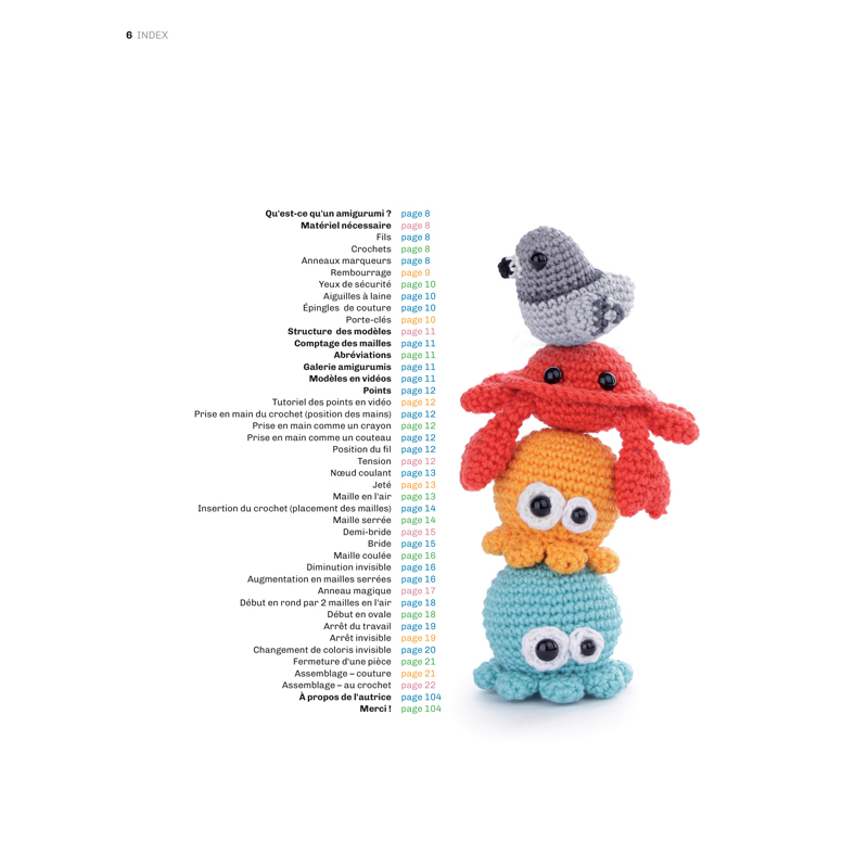 Mini-amigurumis au crochet Livre Crochet