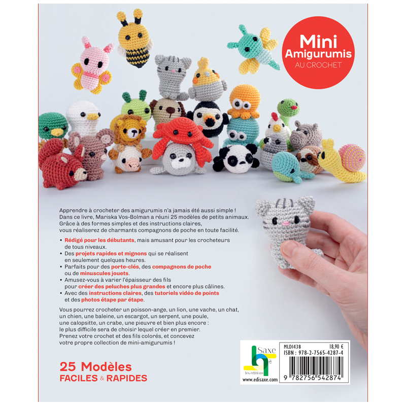Mini-amigurumis au crochet Livre Crochet