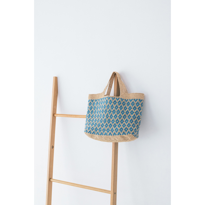 Sacs en raphia crochetés en mailles serrées Livre Crochet