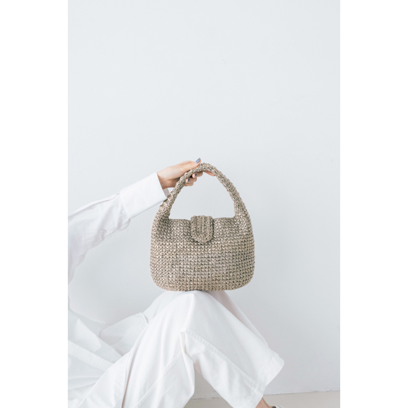 Sacs en raphia crochetés en mailles serrées Livre Crochet