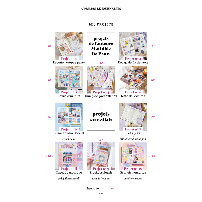 Apprendre le journaling Livre DIY