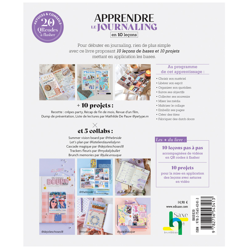 Apprendre le journaling Livre DIY