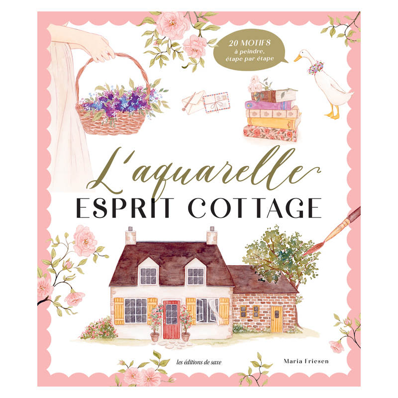 L'aquarelle esprit cottage Livre Beaux-arts