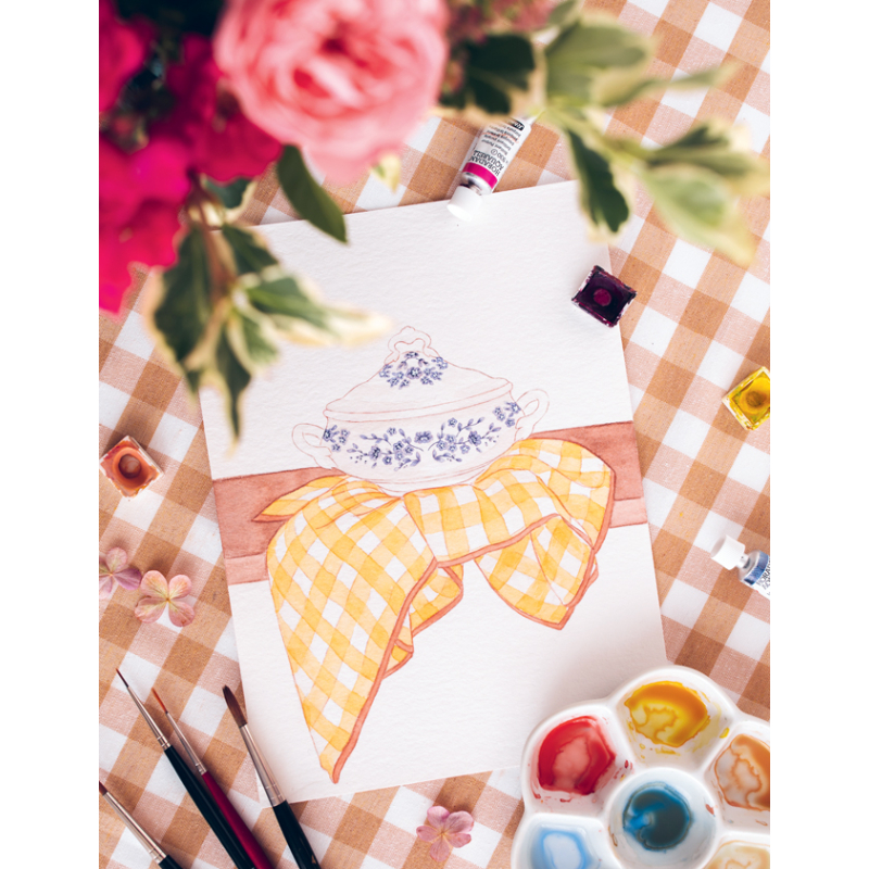 L'aquarelle esprit cottage Livre Beaux-arts