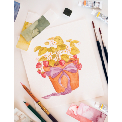 L'aquarelle esprit cottage Livre Beaux-arts