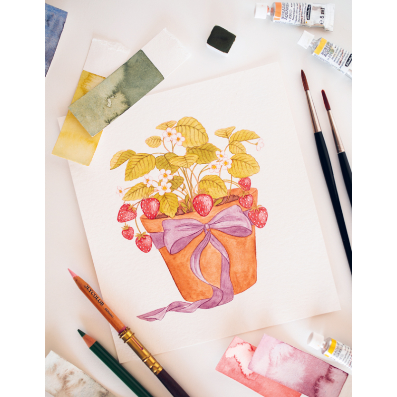 L'aquarelle esprit cottage Livre Beaux-arts