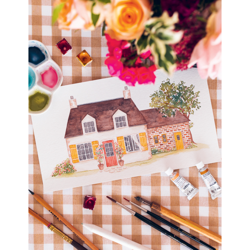 L'aquarelle esprit cottage Livre Beaux-arts