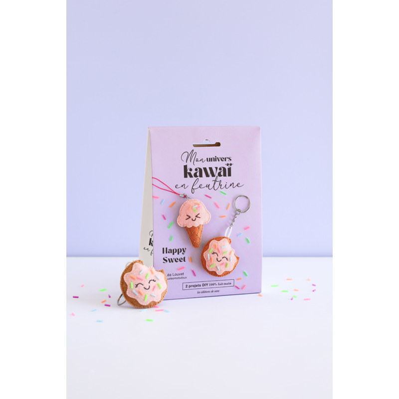 Pochette Duo Kawai : Bijoux de téléphone - Donut's Kit DIY