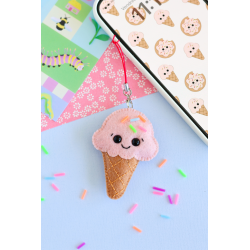 Pochette Duo Kawai : Bijoux de téléphone - Donut's Kit DIY