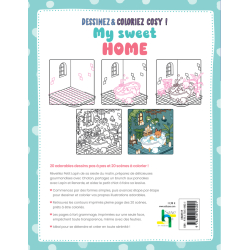Dessinez et coloriez Cosy ! My sweet home Livre Beaux-arts