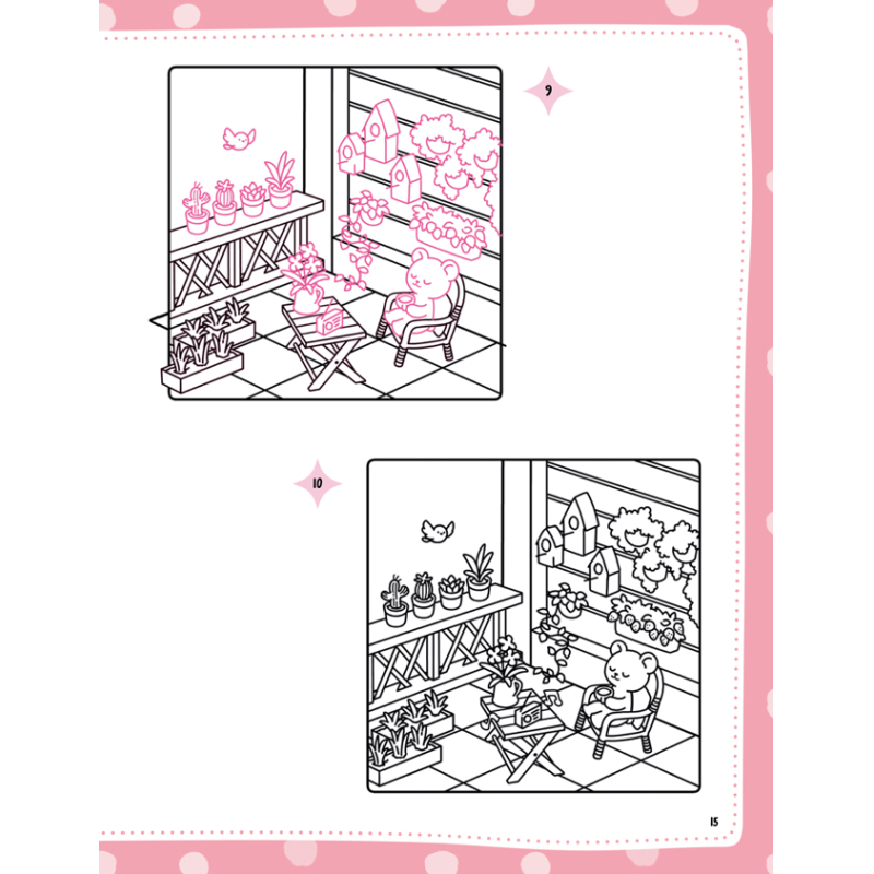 Dessinez et coloriez Cosy ! My sweet home Livre Beaux-arts