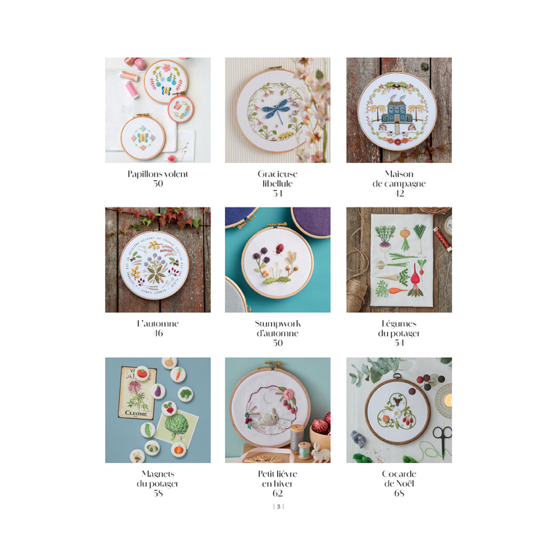 Mes jolis transferts brodés : fleurs & nature brodées Livre Broderie