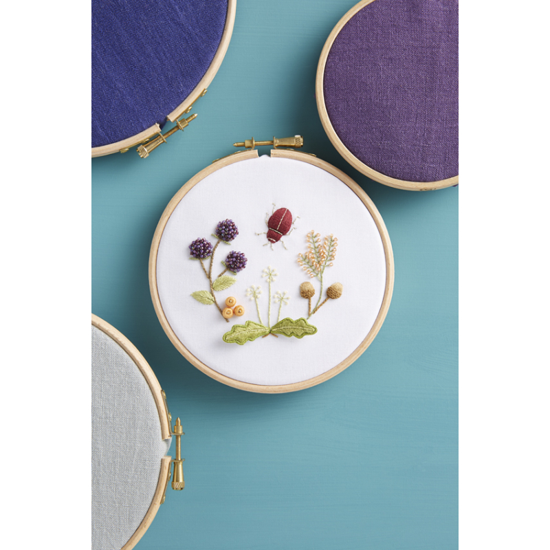 Mes jolis transferts brodés : fleurs & nature brodées Livre Broderie