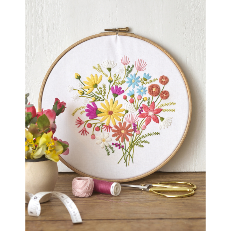 Mes jolis transferts brodés : fleurs & nature brodées Livre Broderie