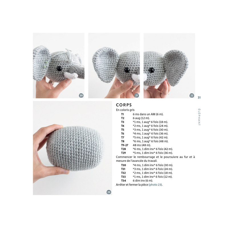 Amigurimi animaux ultra-faciles Livre Crochet