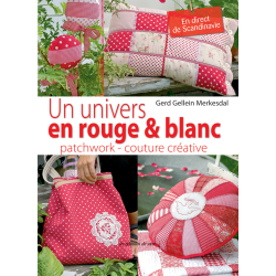 Patchwork en rouge et blanc Livre Patchwork