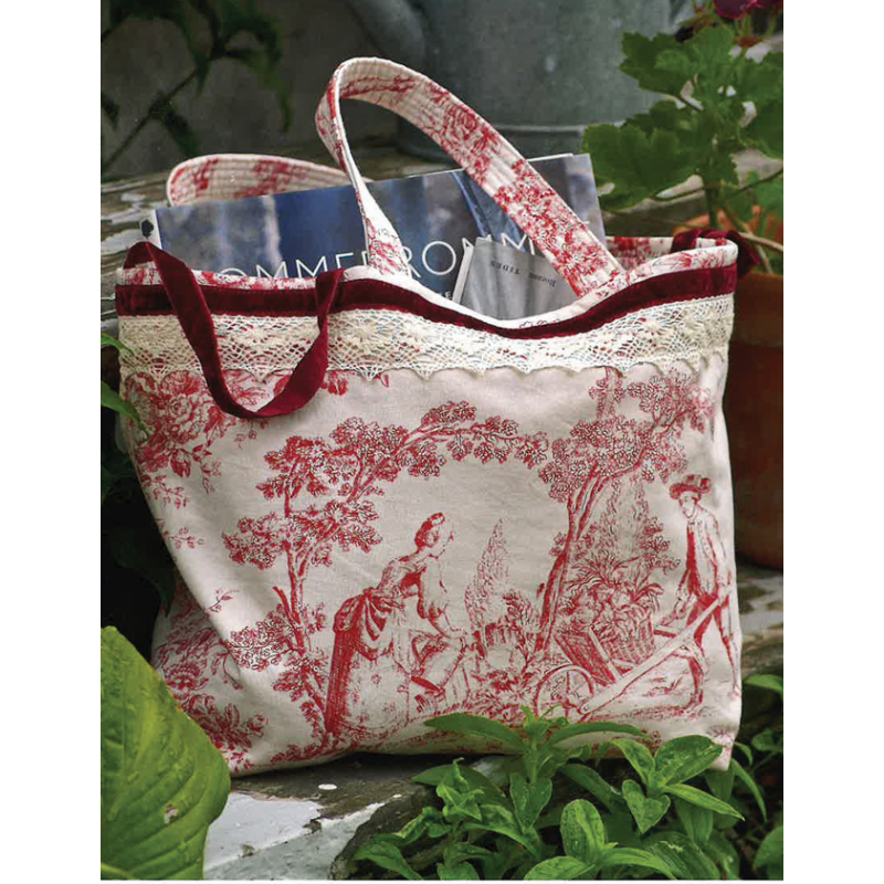 Patchwork en rouge et blanc Livre Patchwork