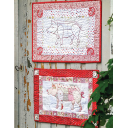 Patchwork en rouge et blanc Livre Patchwork