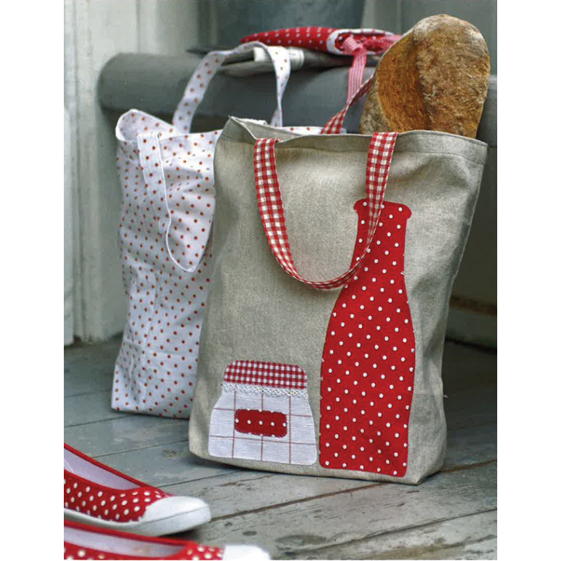 Patchwork en rouge et blanc Livre Patchwork