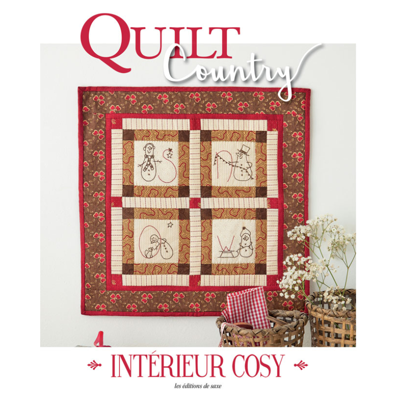 Quilt country n°78 - Intérieur Cosy Livre Patchwork