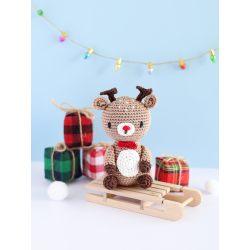 Boule de Noël amigurumi 1 : Le renne