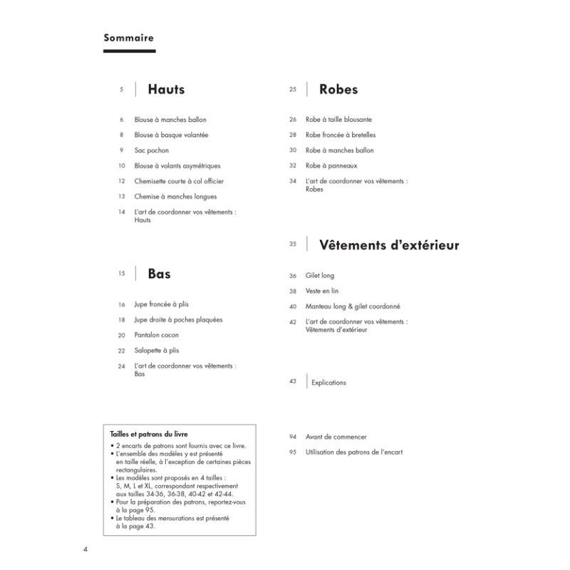 Carnet de couture - 22 patrons pour sublimer votre silhouette ! Livre Couture
