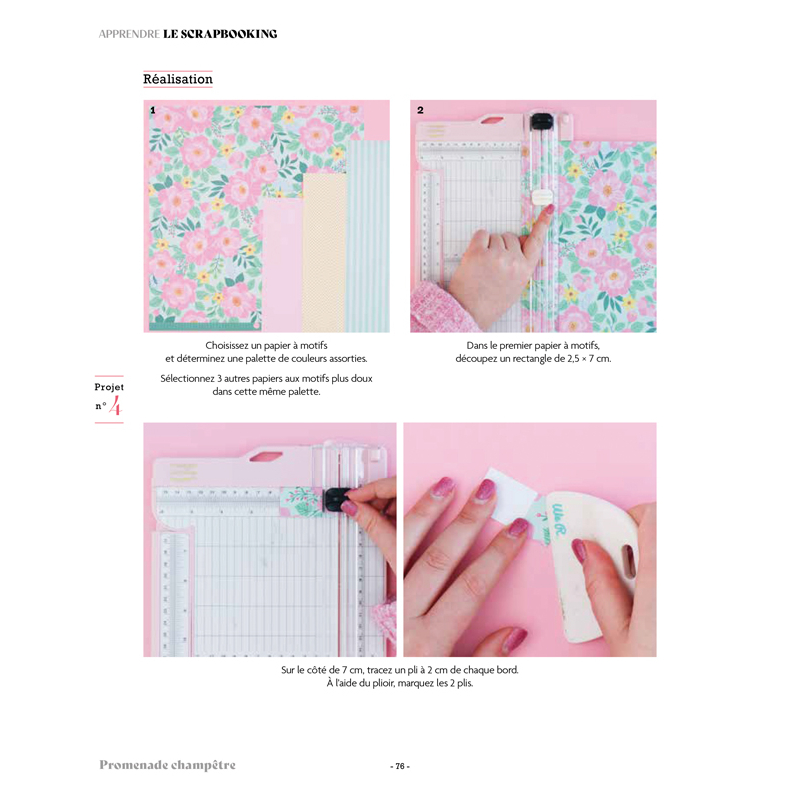 Apprendre en 10 leçons : Apprendre le scrapbooking Livre DIY