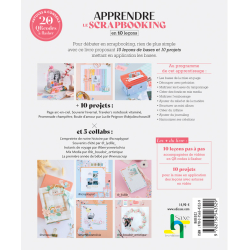 Apprendre en 10 leçons : Apprendre le scrapbooking Livre DIY