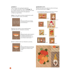Douceurs d'automne quiltées Livre Patchwork
