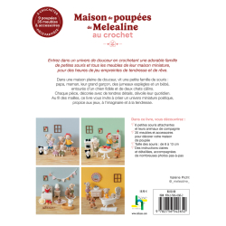 Maison de poupées de Melealine au crochet Livre Crochet