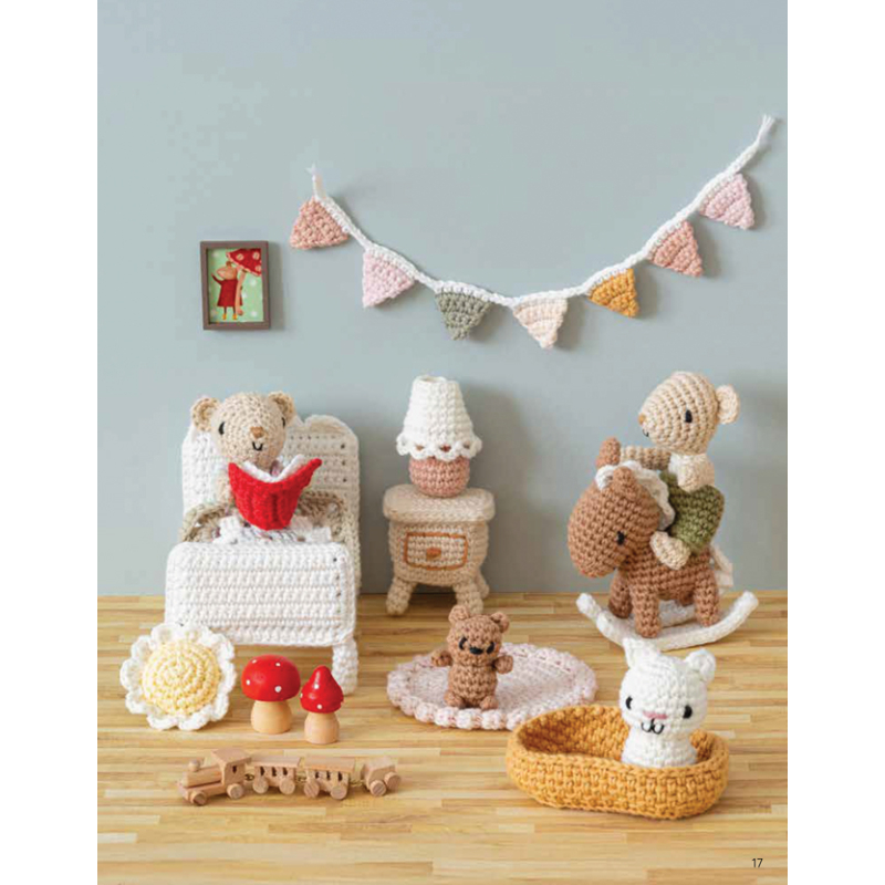 Maison de poupées de Melealine au crochet Livre Crochet